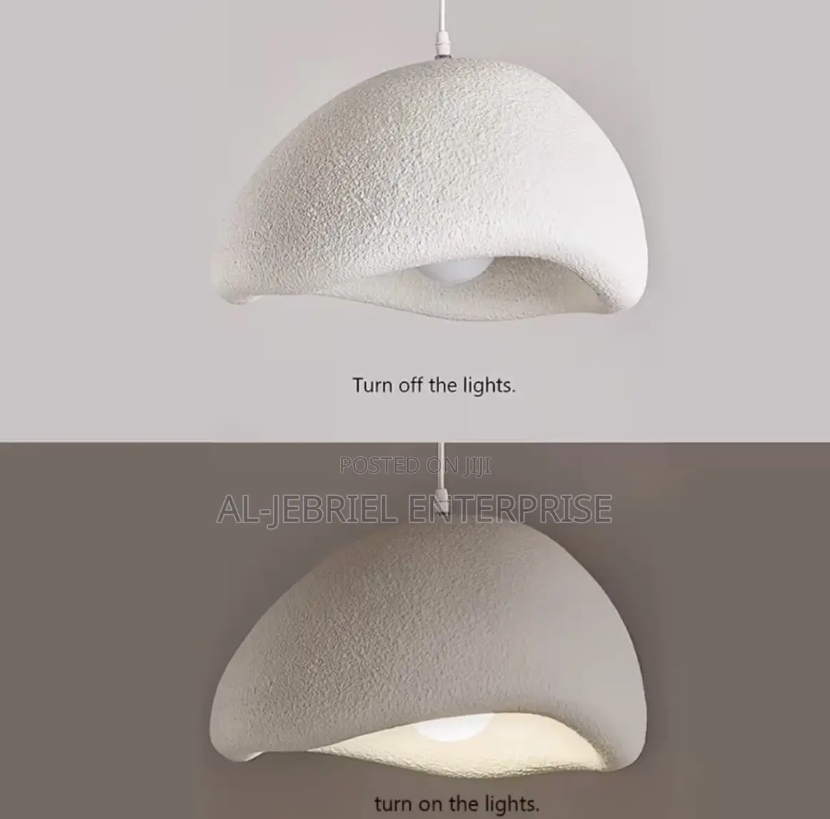 Single Wabi Sabi Pendant Light