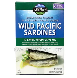 Wild Pacific Sardines in Extra Virgin Olive Oil