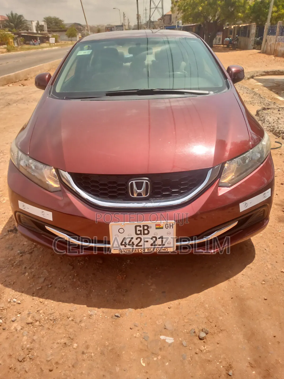 Honda Civic EX 2dr Coupe (1.8L 4cyl CVT) 2014 Red