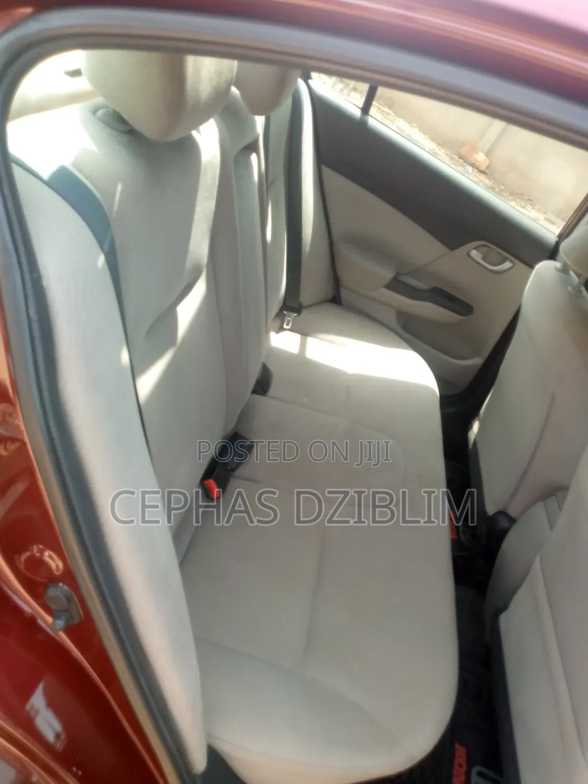 Honda Civic EX 2dr Coupe (1.8L 4cyl CVT) 2014 Red