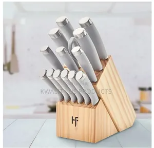 Hampton Forge 15-Piece Knife Set With Hardwood Counter Block