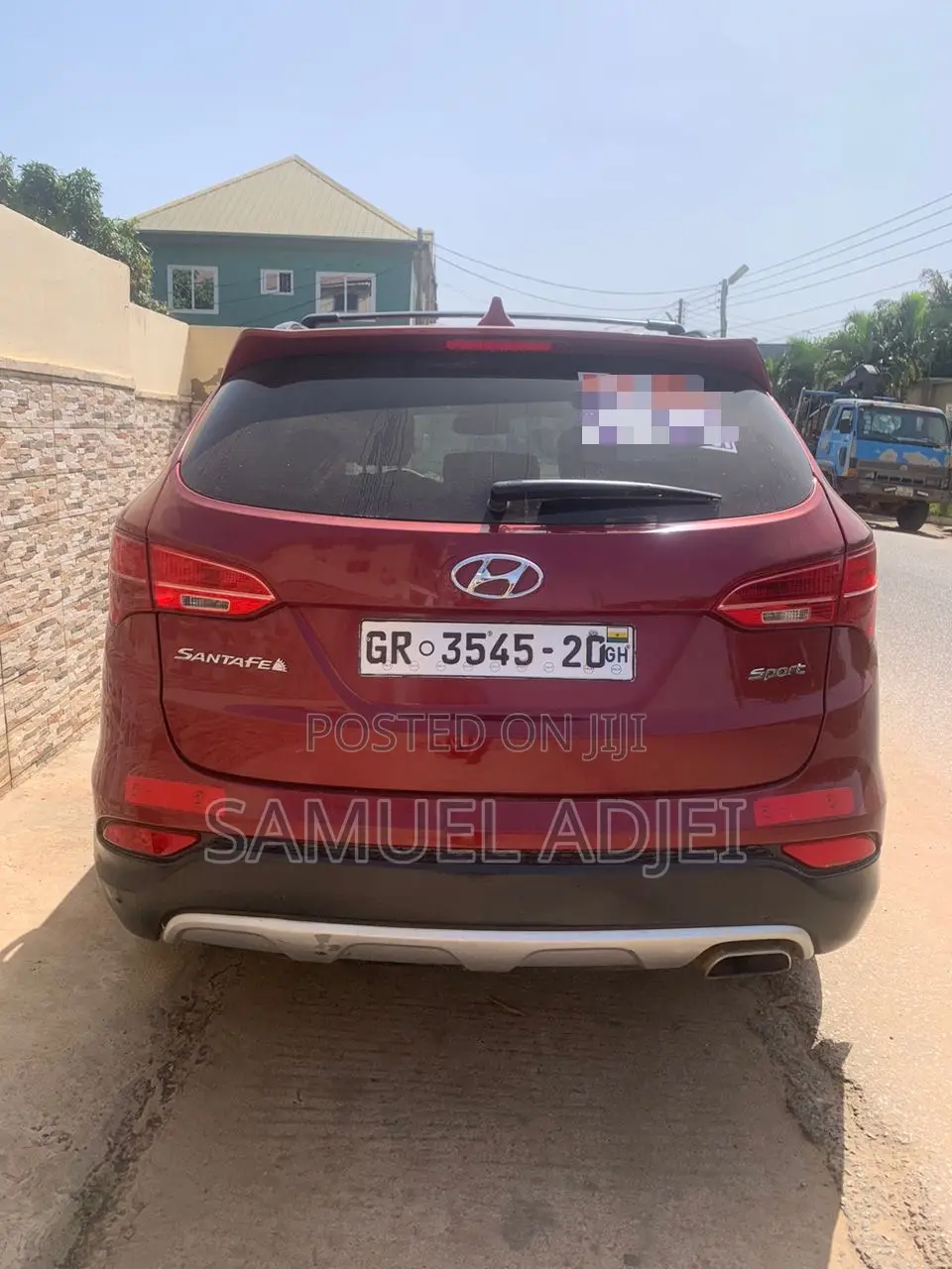 Hyundai Santa Fe 2013 Red