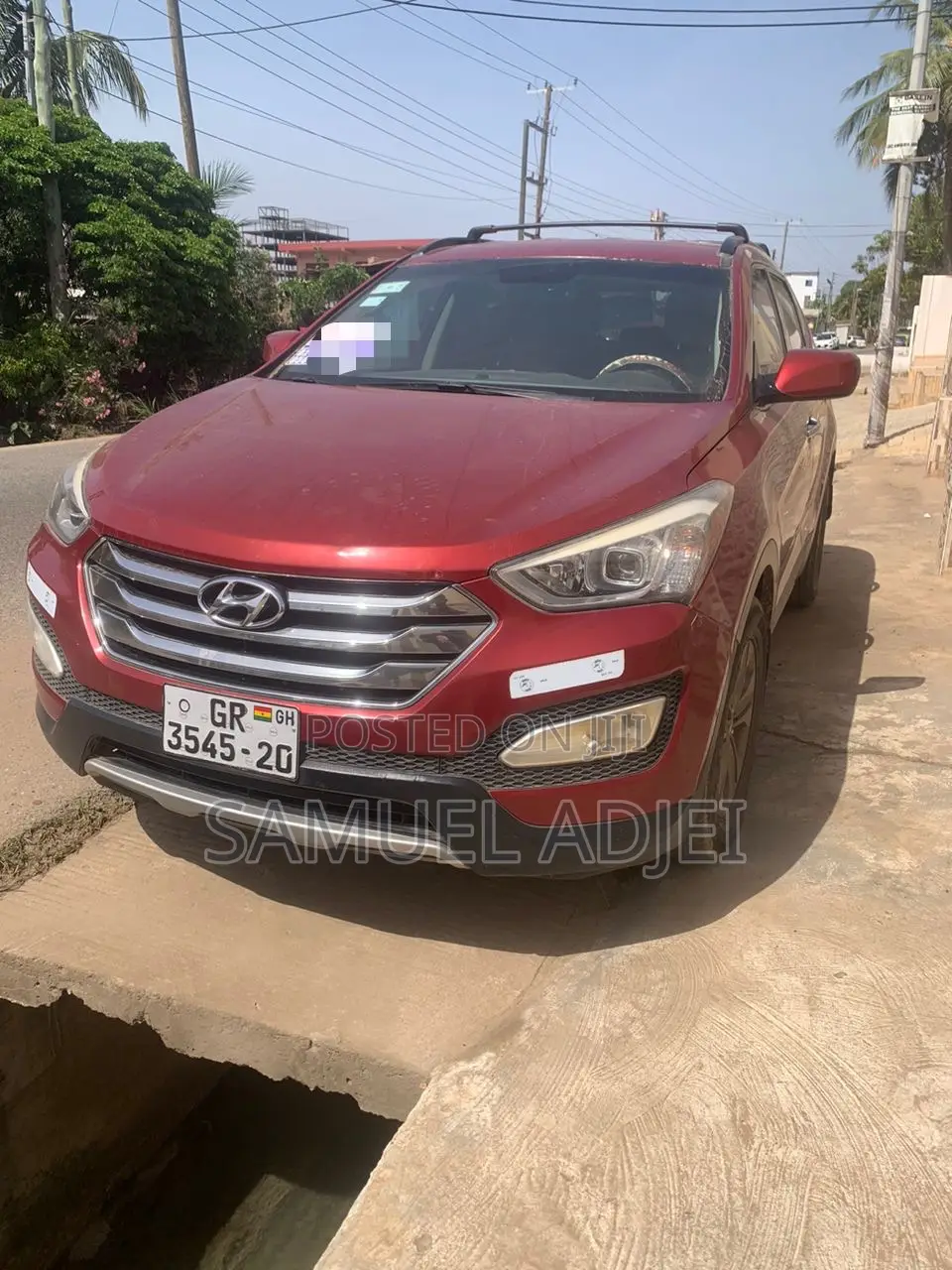 Hyundai Santa Fe 2013 Red