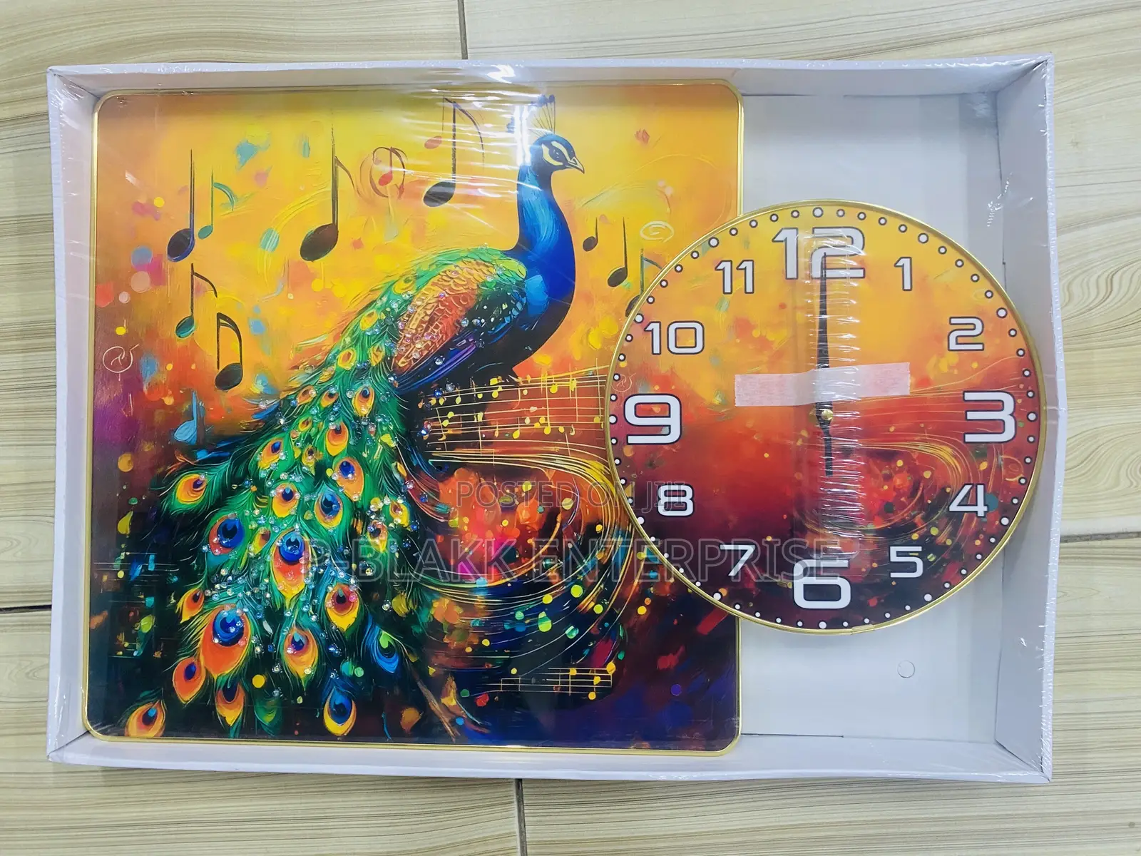 Elegant Art Wall Clock Collection 38cm/24cm