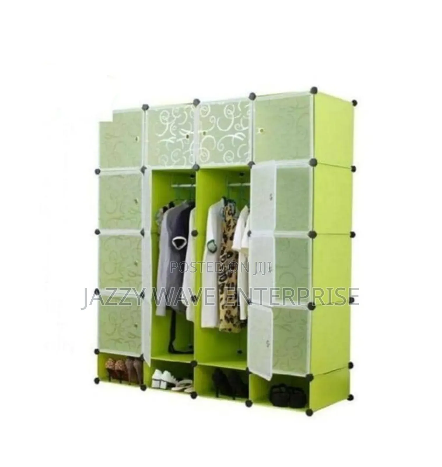 16 Cube Plastic Wardrobe