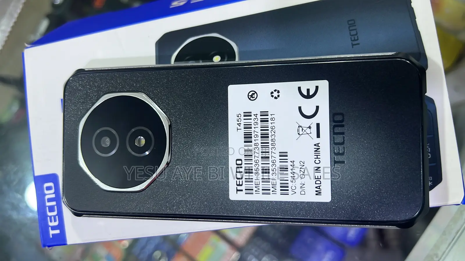 New Tecno T455 Silver