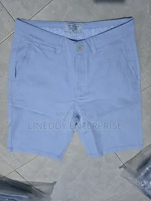 Men's Cutton Shorts With Khaki Texture