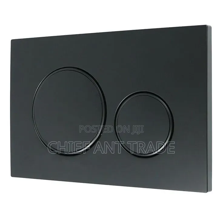 Flush Plate for Wall Concealed Wc Toilet 601. Black