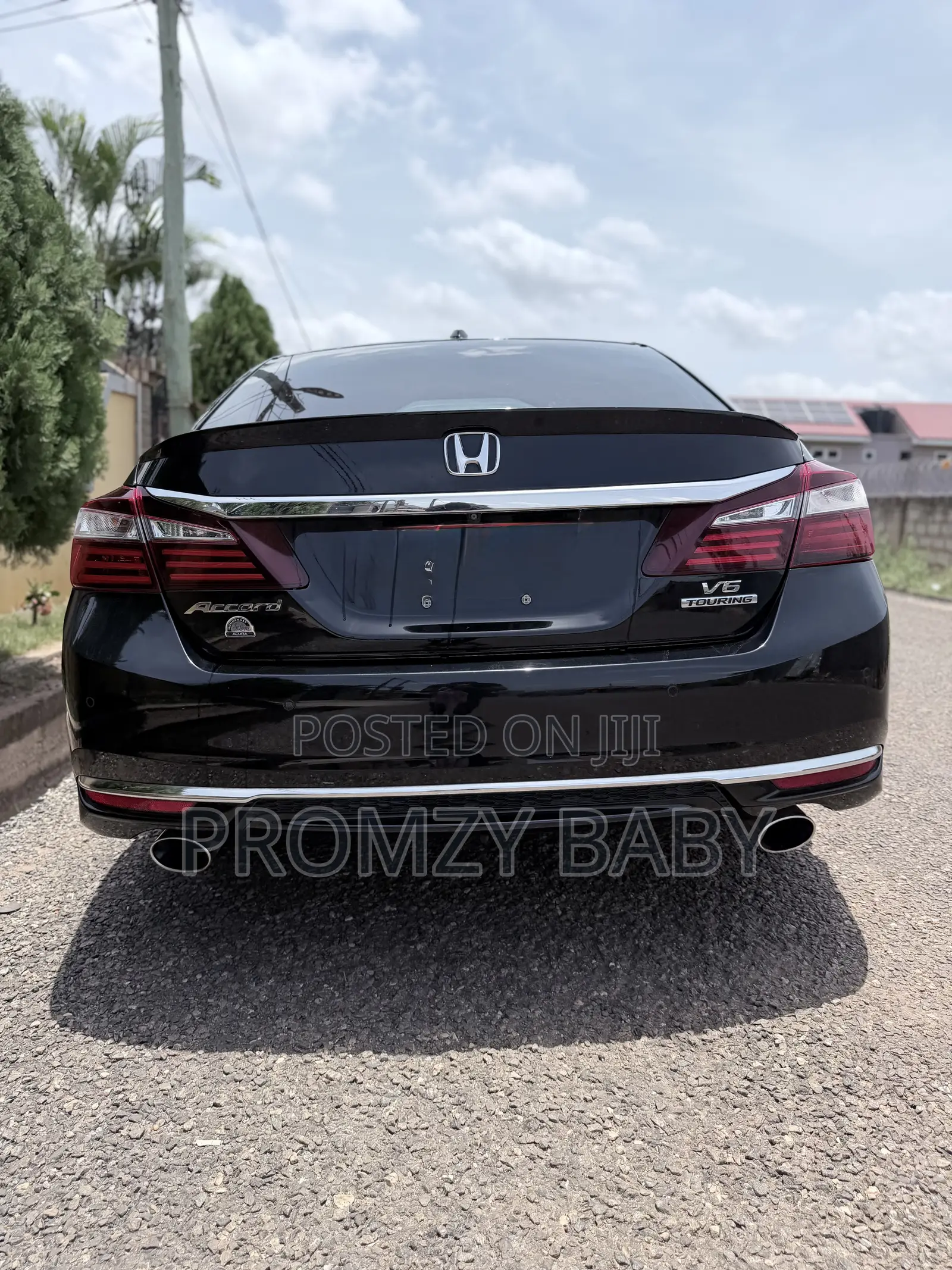 Honda Accord Touring V6 4dr Sedan FWD (3.5L 6cyl 6A) 2017 Black