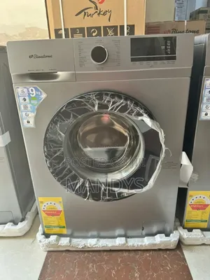 9kg Front‐Load Automatic Washing Machine – Stainless Steel