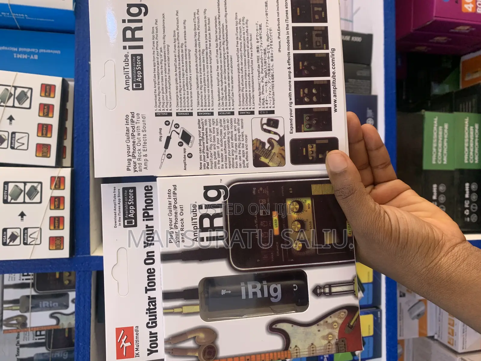 Irig Plug Your Guitar Into Your iPhone/iPod/iPad and Effects Sound!