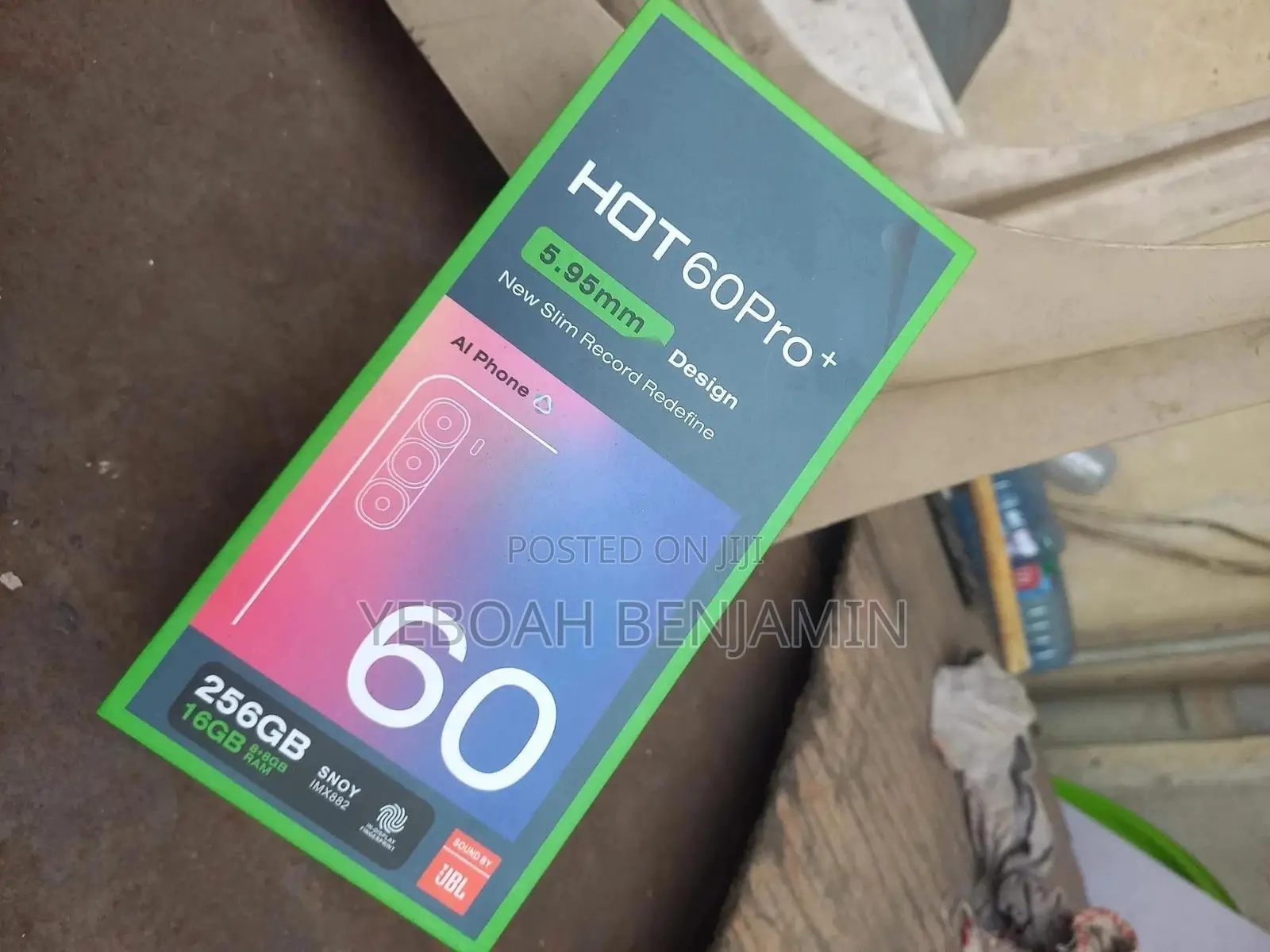 New Infinix Hot 60 Pro+ 256 GB Black