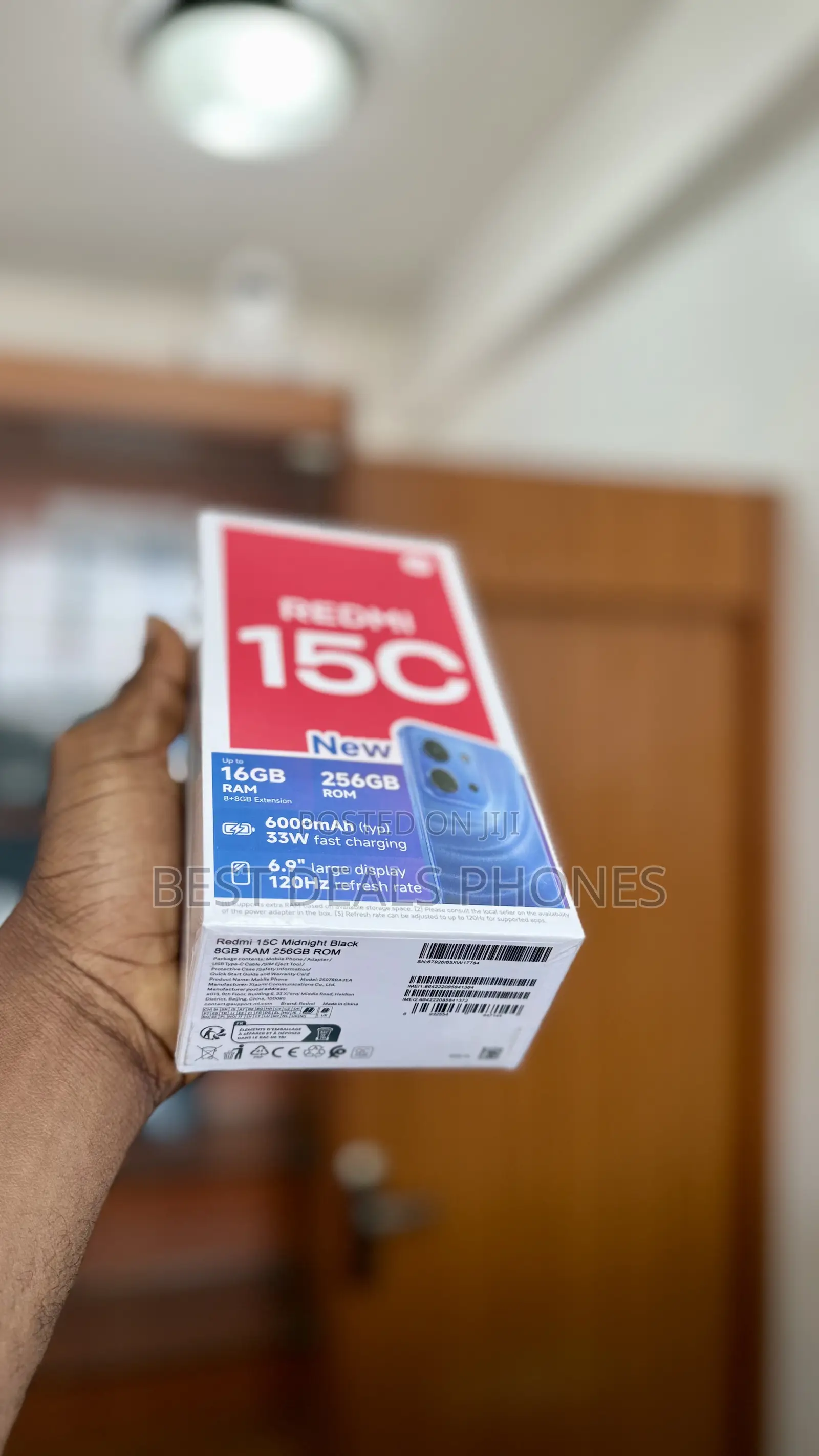 New Xiaomi Redmi 15C 4G 256 GB Red
