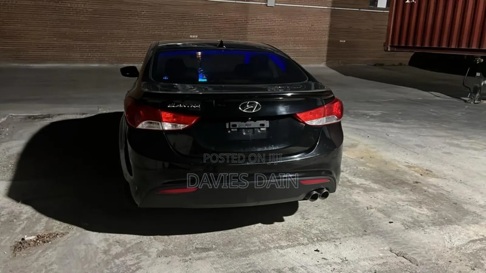 Hyundai Elantra GLS Sedan FWD (1.8L 4cyl 6A) 2013 Black