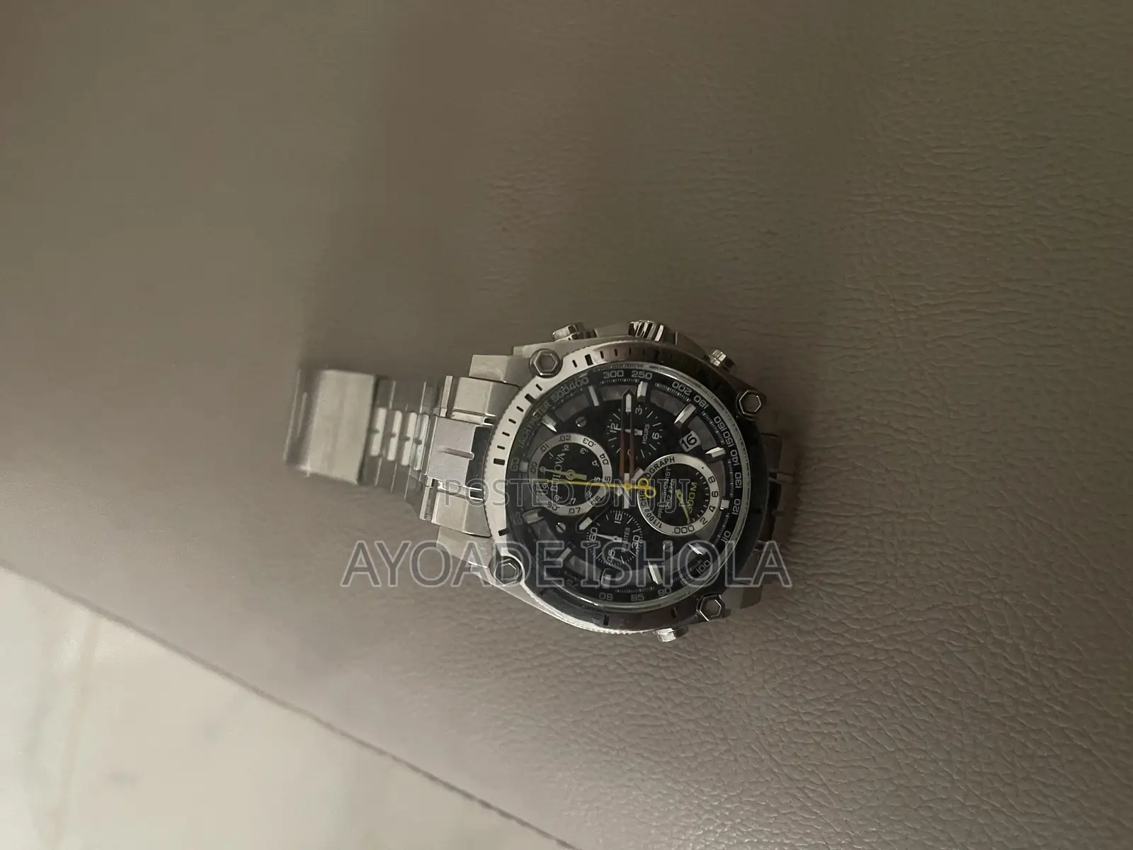 Preowned Bulova Men's Stainless Steel Precisionist Chronograph Watch