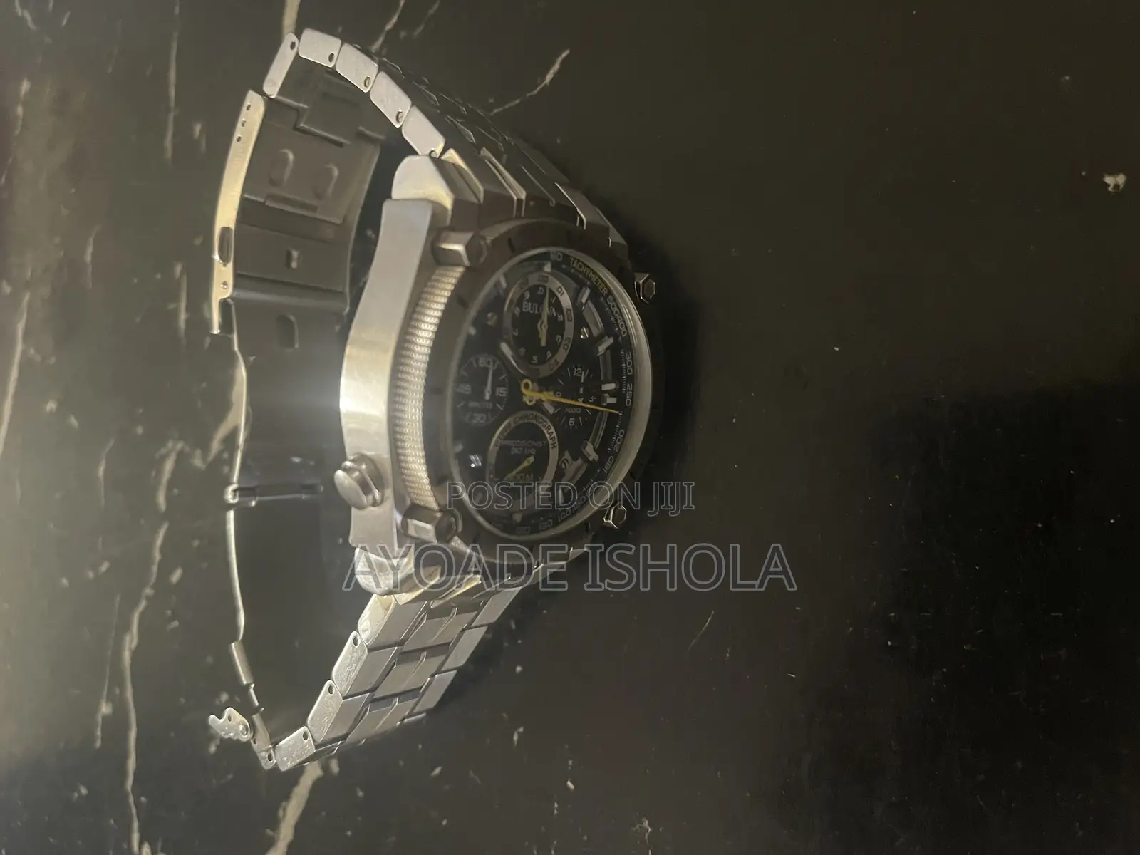 Preowned Bulova Men's Stainless Steel Precisionist Chronograph Watch