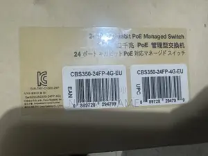 Brand New Cisco Cbs350-24p-4g Managed Poe+Switch-24-Port Gig