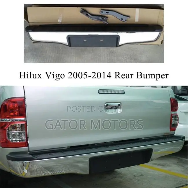 Hilux Vigo 2006 2007 2008 2009 2010 2011 2012 2013 Back Bumper (Metal)