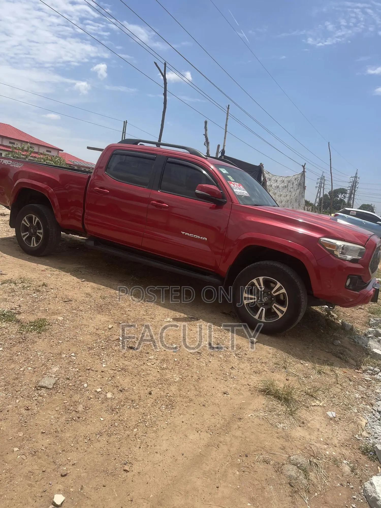 Toyota Tacoma Limited 2018 Red