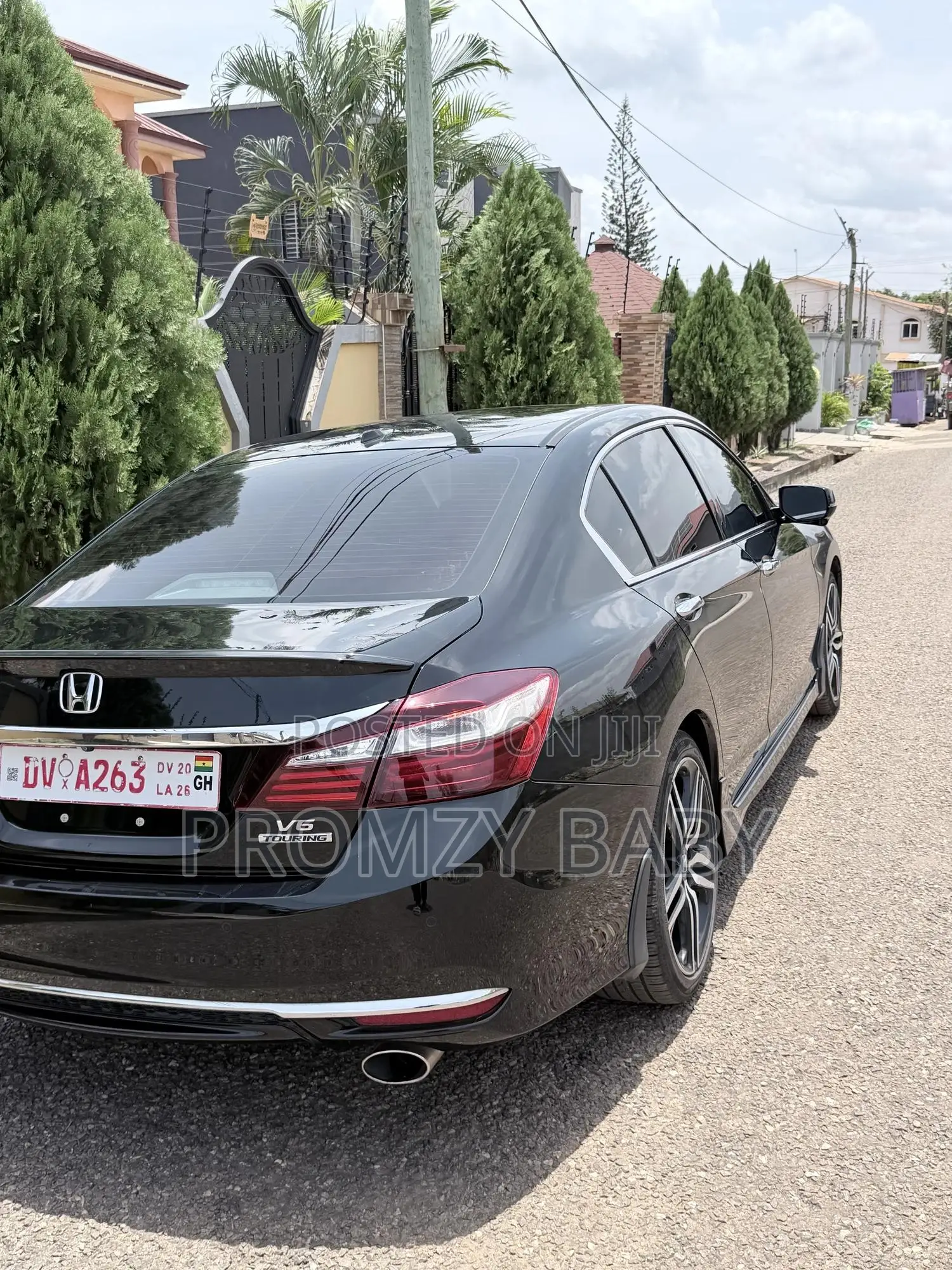 Honda Accord Touring V6 4dr Sedan FWD (3.5L 6cyl 6A) 2017 Black