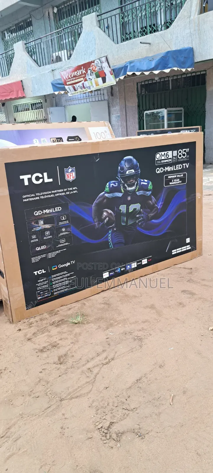 TCL 85" Class Qled Qm63k Uhd Smart Qd Mini Led HDR From America