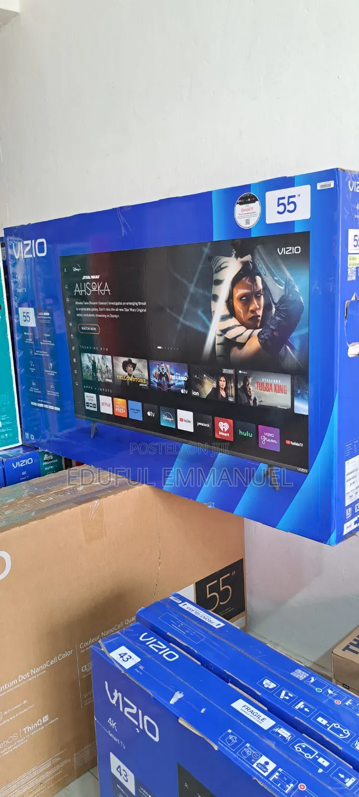 Vizio 55" Class Uhd Smart HDR Y Netflix Apple Airplay Gaming Mode