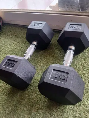 10kg(5kg×2) Hexagonal Dumbbells