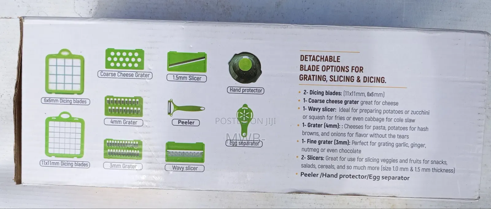 15 Set Vegetable Slicer