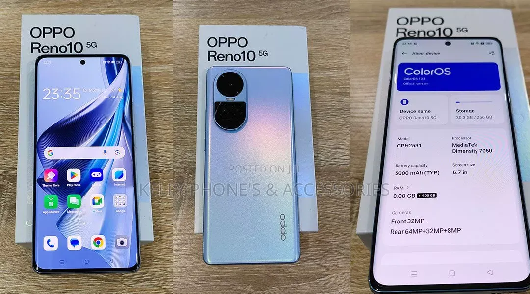 New Oppo Reno 10 5G 256 GB Blue
