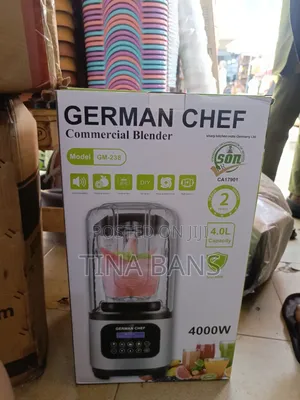 German Chef 4litres Digital Commercial Blender