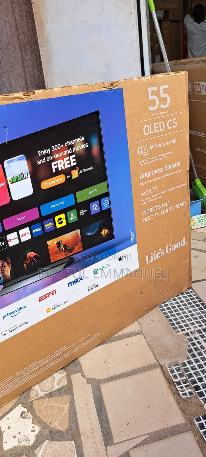 Lg 55" Class Oled Evo C5 Uhd Smart HDR Super Upscaling Ai Tv