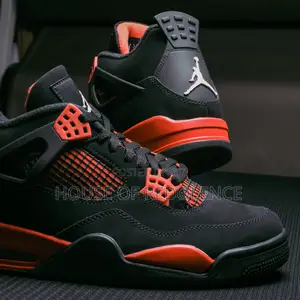 Air Jordan 4 Retro Red Thunder Crimson Sneakers
