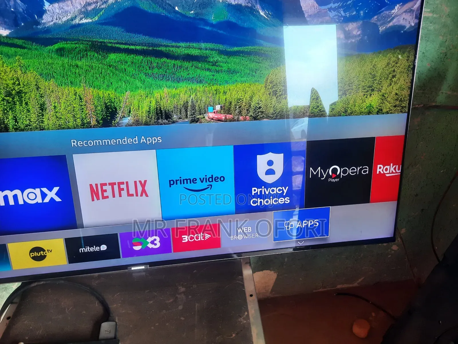 Samsung 55inches Smart Uk Standard