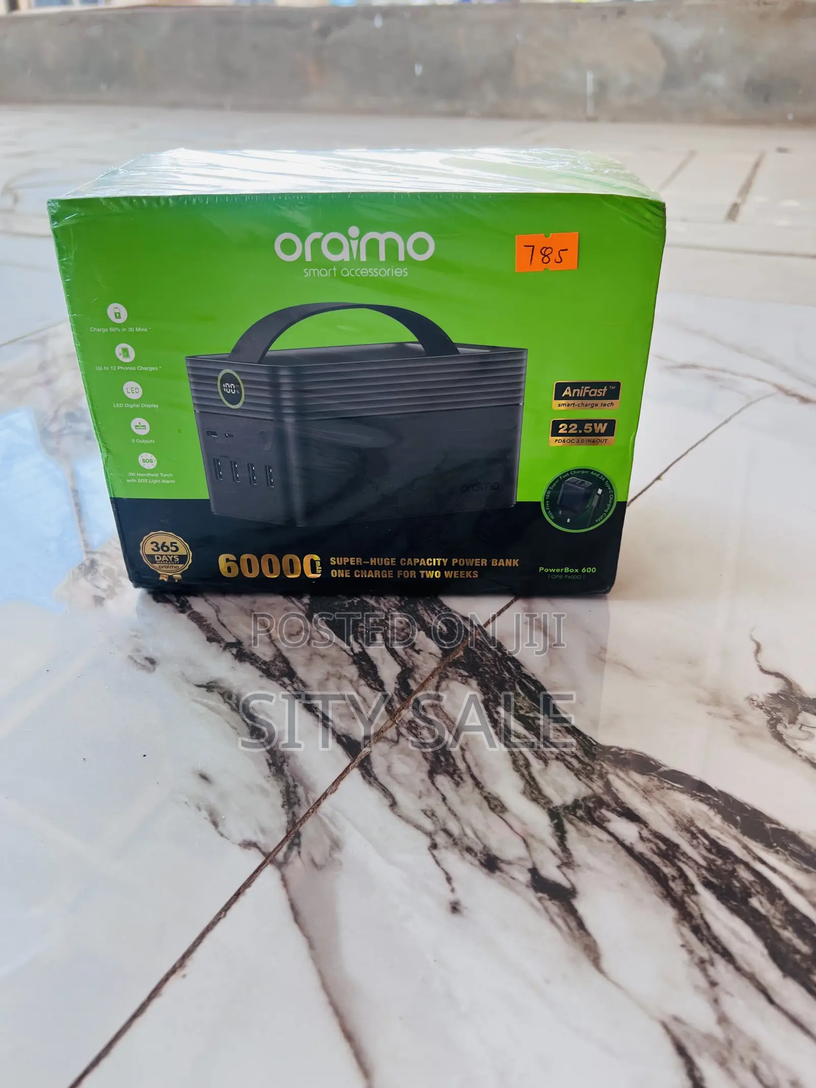 Oraimo 600000mah Super-Huge Capacity Power Bank