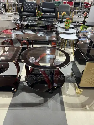 Oval Glass Center Table