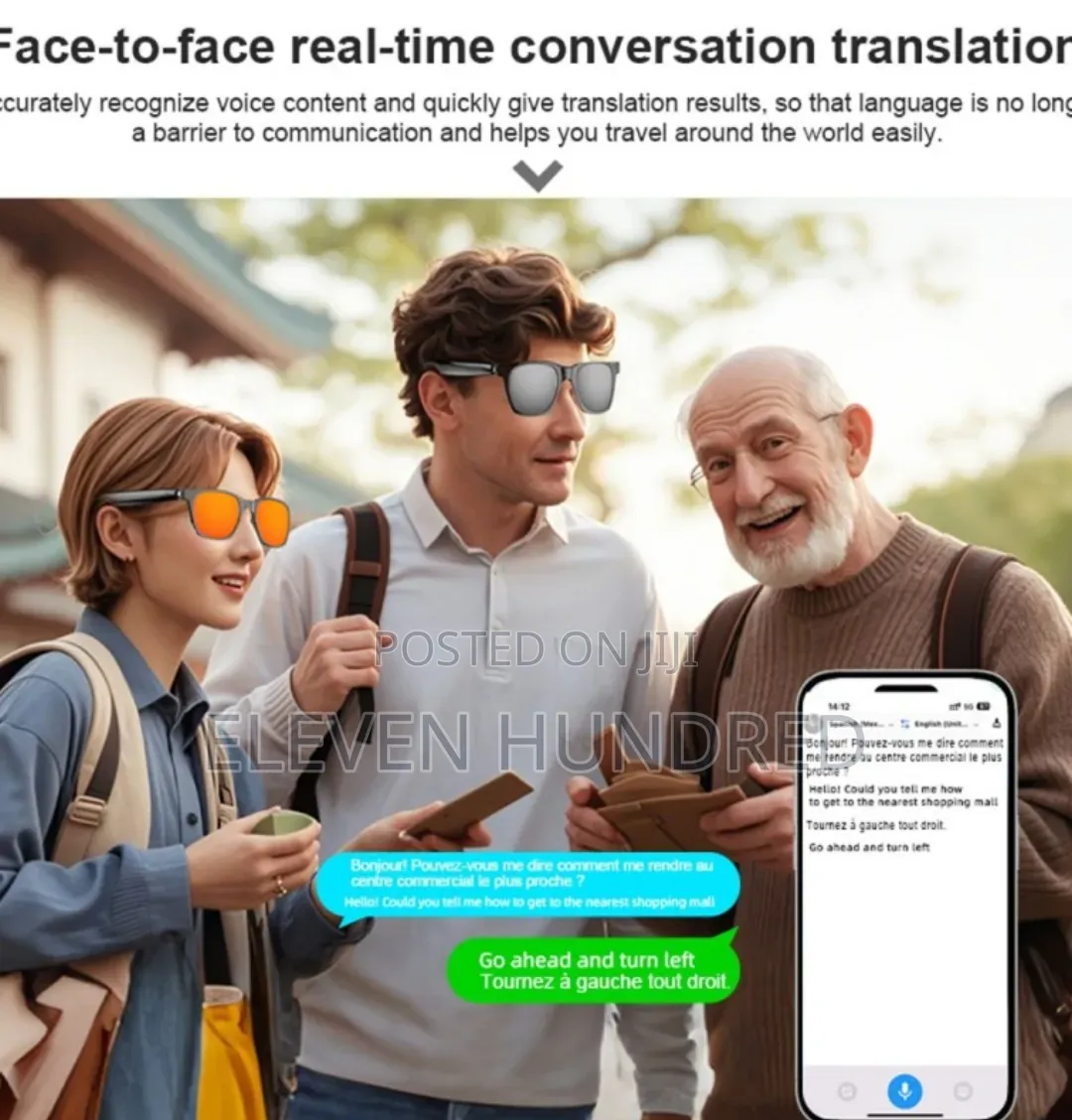 Ai Smart Bluetooth-Compatible Glasses