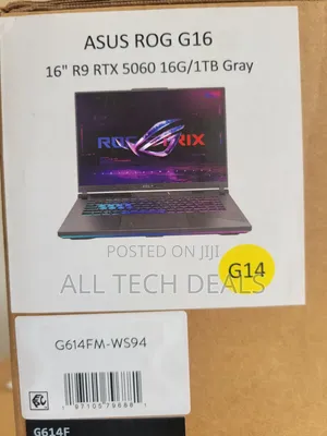 New Laptop Asus ROG Strix G16 G614 16GB AMD Ryzen 9 SSD 1T