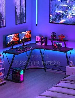 Gaming/Office/Home L-Shaped Desk
