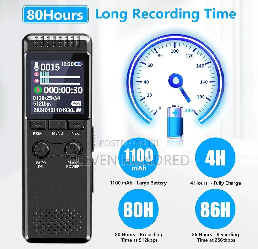 Voice Recorder (64gb) Multi Function