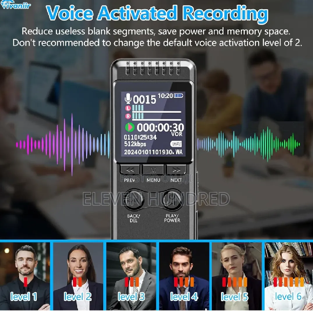 Voice Recorder (64gb) Multi Function