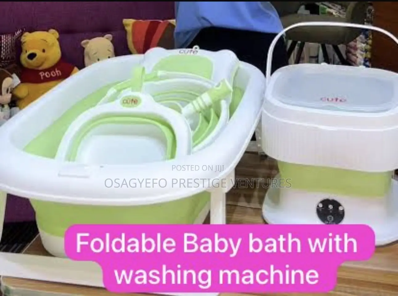 Foldable Baby Bath With Washing Machine