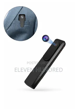 1080p Mini Video Camera Smart Voice Recording Disk Collar Clip