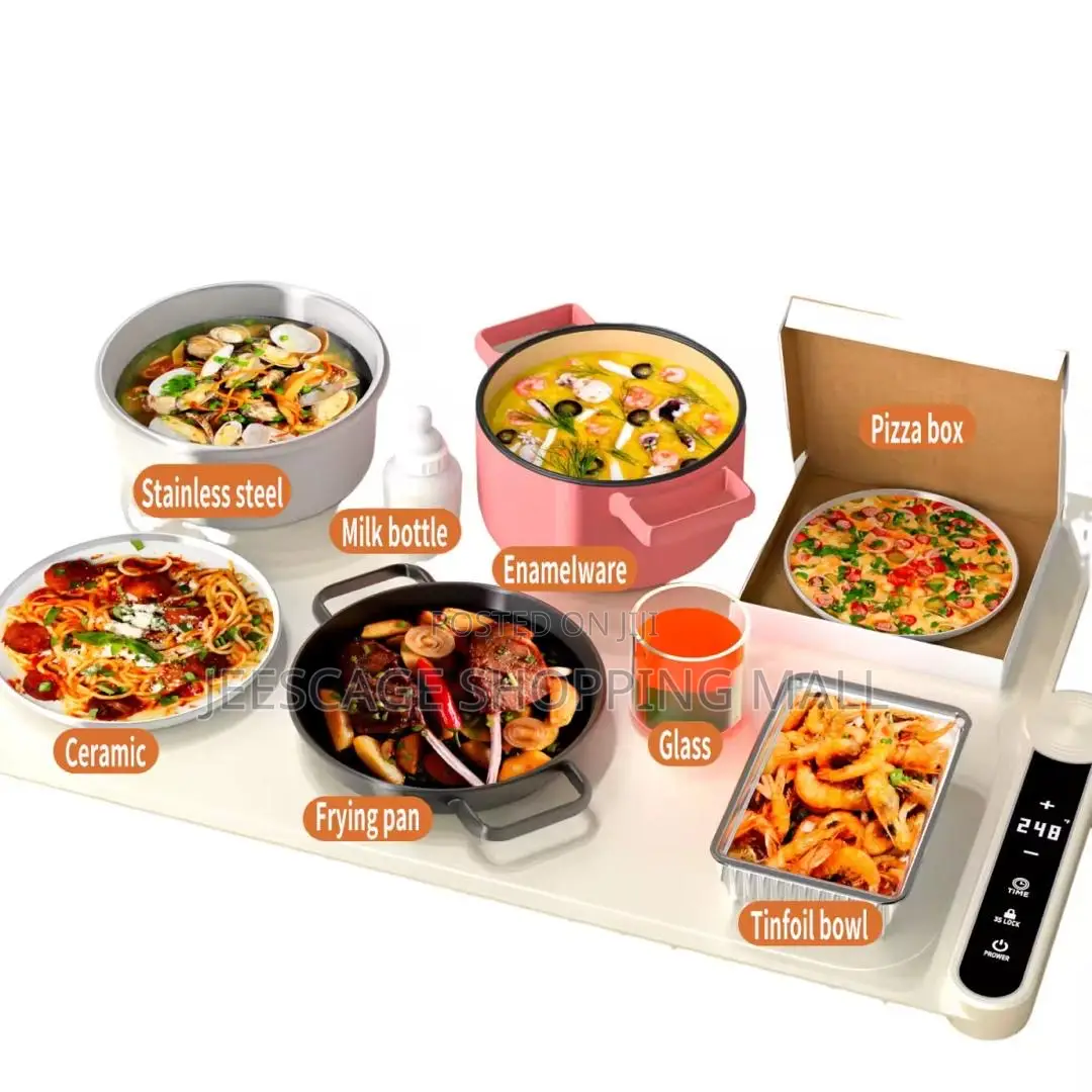 Multi-Dish Electric Food Warming Mat With Digital Controls