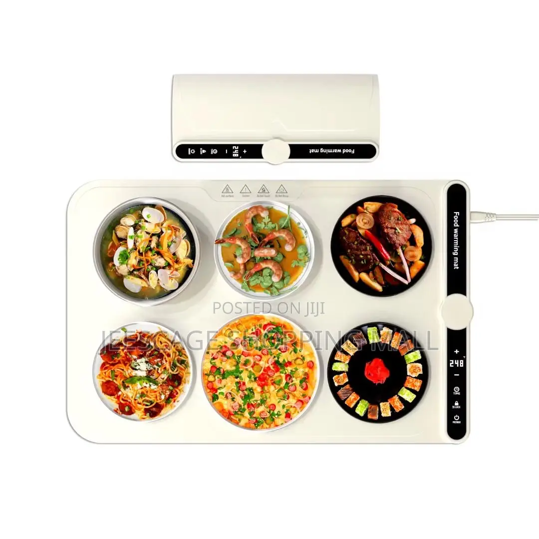 Multi-Dish Electric Food Warming Mat With Digital Controls