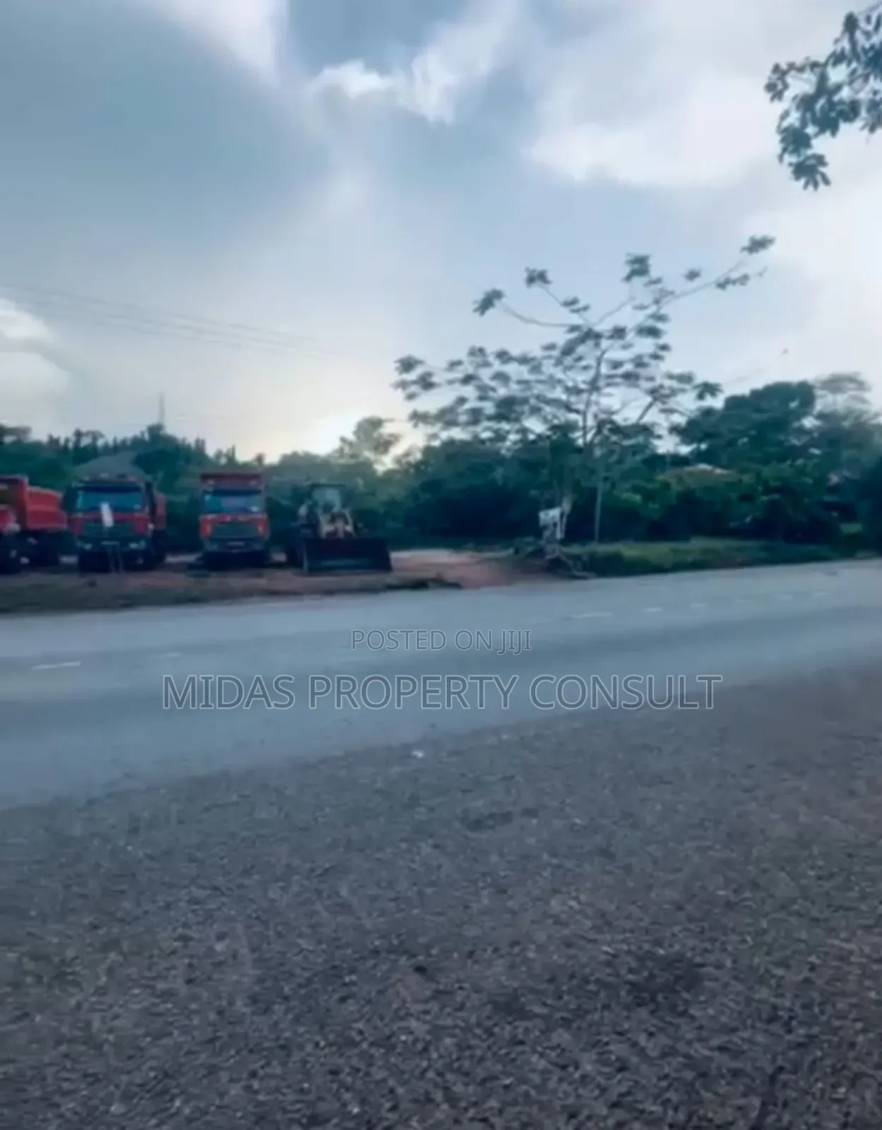 9 Plots of Main Road Side Land for Sale at Peduase