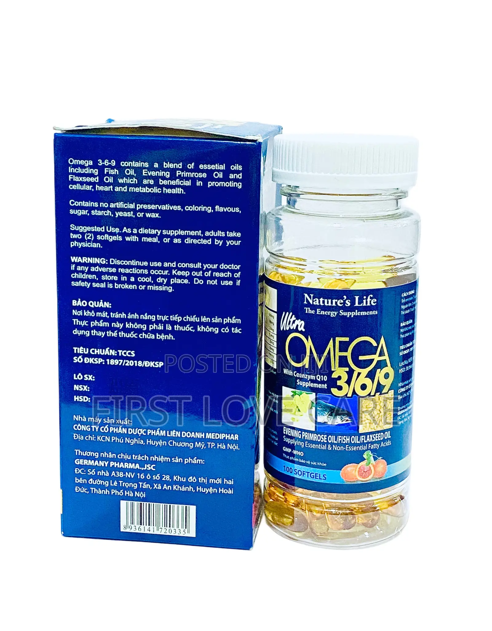 Nature’S Life Ultra Omega 3/6/9