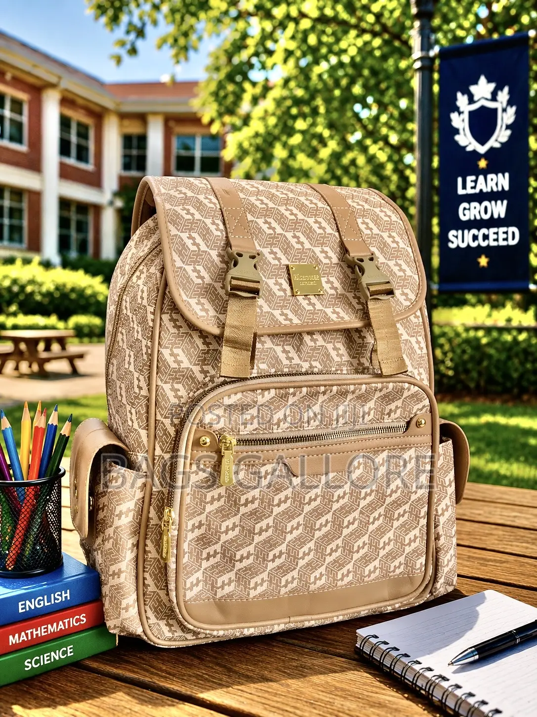 Leather School Jungle Bag