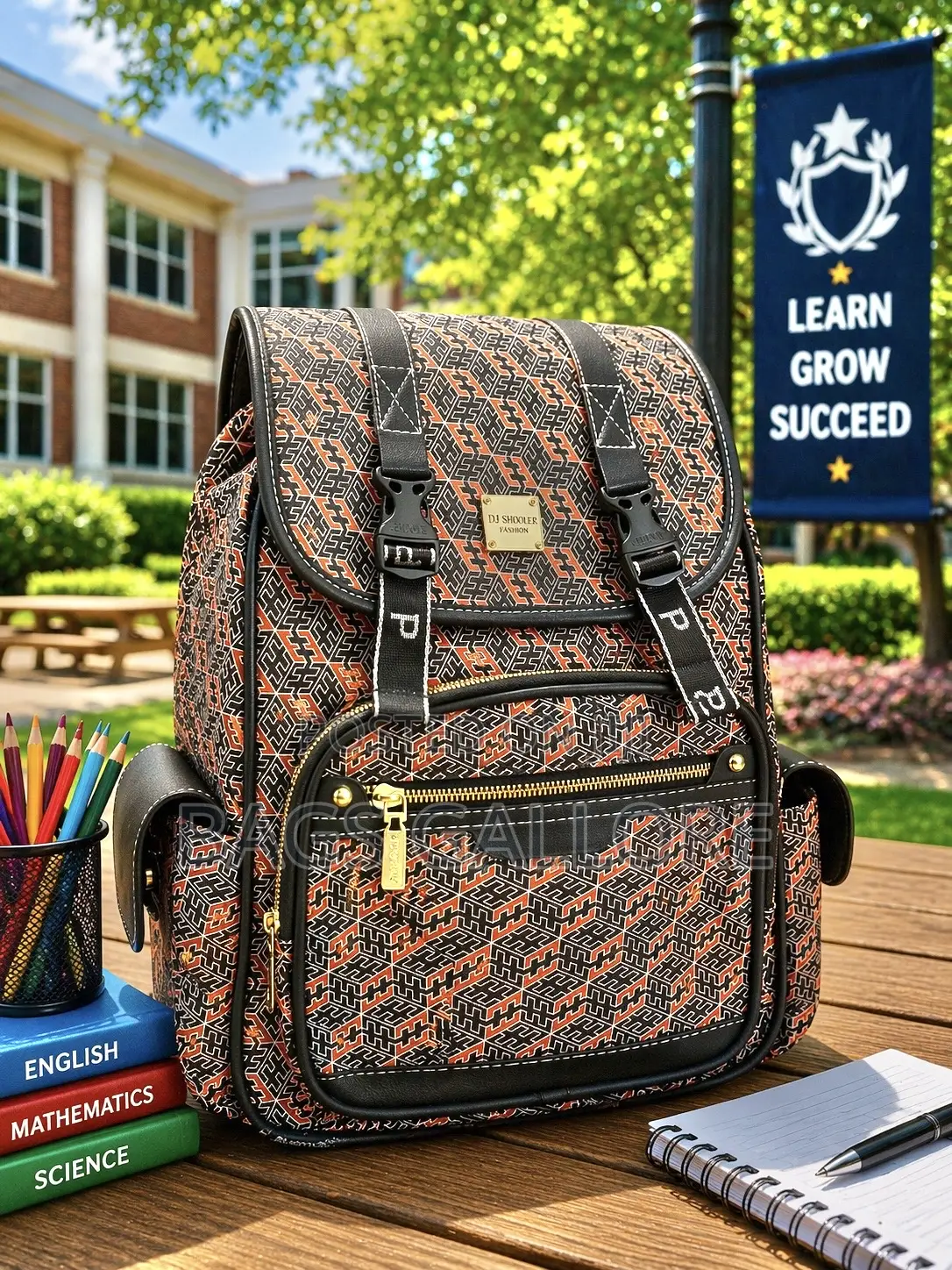Leather School Jungle Bag