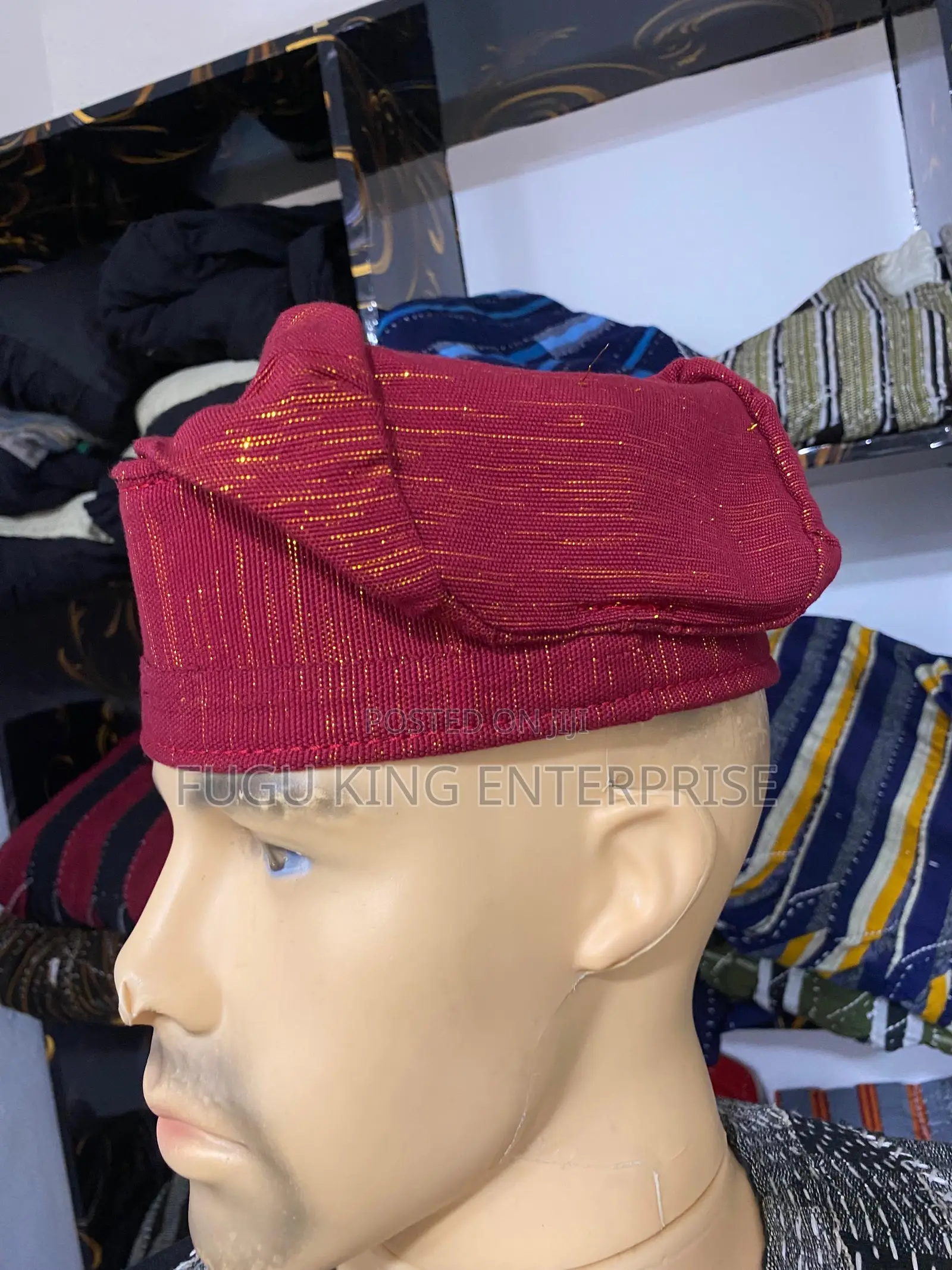 Hat Made Of Fugu Fabric