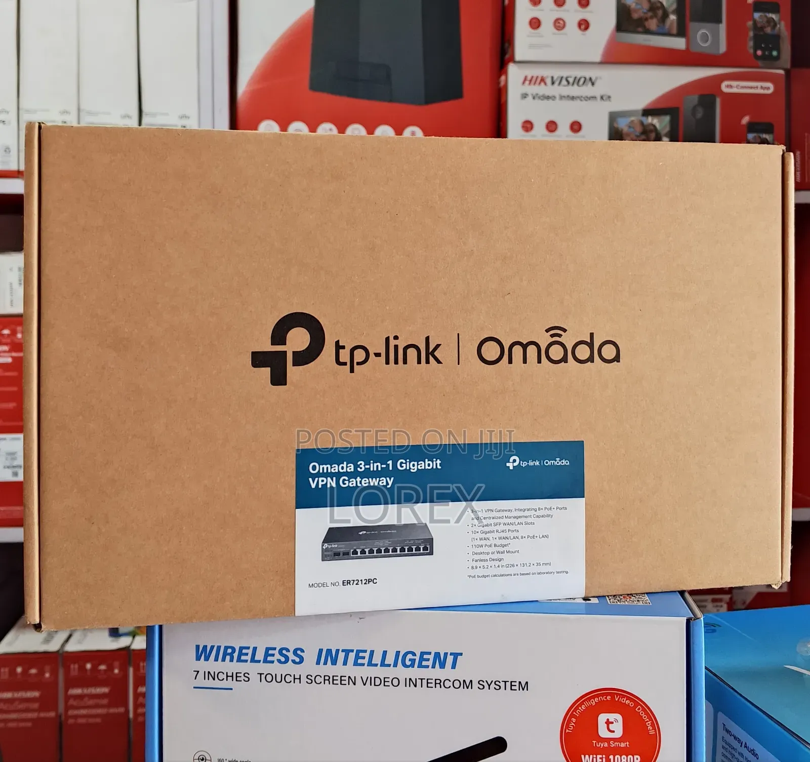 Tp-Link Omada VPN Router Poe Switch and Controller 3 in 1 Er7212pc